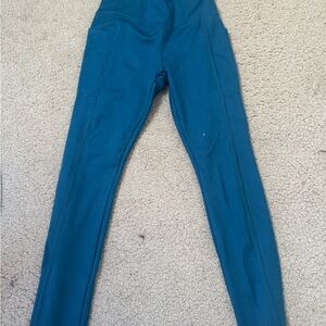 Danskin Blue Stretchy Leggings Full-Length